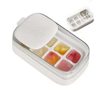 Ice Tray - 8-Cavity Press Design Reusable Whiskey Freezer Mould | With Lid And Storage Box | Ice Maker | For Home Kitchen Party Picnic Camping Family Gathering Celebration Restaurant