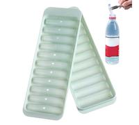 Ice Tray Bar Maker with Lid, Easy-Release Molds on Wine Juice Fruit, Summer Beverage Chilling Tools, Pink/Blue/Green Iced Drink Accessories for Family Kitchen and Freezer Use