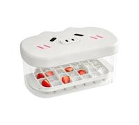 Ice Tray Bin - Freezer Maker, Set 24 Cavity Easy Release Tray with Lid Food Grade Mold for Beverage Cooling Storage Box for Whiskey Cocktail Coffee Drink Preparation Kitchen Home