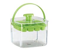 Ice Tray Bin, Press Mold Lid, Ice Molds Set, Sturdy Material, Freezer Ices Cube Mold, For Freezer, Kitchen, Chilling, Drinks, Coffee, Cocktail, Whiskey, Beverage Use More