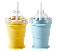Ice Tray Bottle Foldable Iced Drink Making, 2-in-1 Foldable