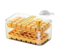 Ice Tray Box - Freeze Mold Maker, Ice Storage Bin | Kitchen Rapid Freeze System Box, Press Design Stack Storage Rack With Home Party Freezing Go