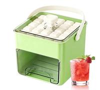 Ice Tray Mold - Double Layer Press Type Maker Box, Easy Release Iced Mold Container for Kitchen Pool Picnic Camping Beverages Whiskey Cocktails Sodas Juices Yogurt Lemonade Drinks