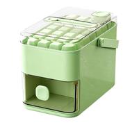 Ice Tray Mold Reusable 2 Layer With Press Lid Freezer Container