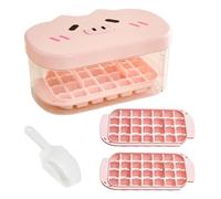 Ice Tray - Pig Nose Easy Release Cube Maker | Press-to-Pop Ice Mold Box