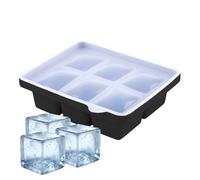 Ice Tray - Stampini In Silicone Riutilizzabili Con 6 Cavità Grandi - Facile Da Rimuovere Lavabile in Lavastoviglie per Frigo Estate Festa All'Aperto Bibite Succo Birra Caffè | Da Viaggio per Festa Cuc