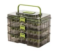Ice Tray with Bin - 19x12.5x15.5cm 63-Hole Iced Cocktail Making