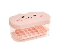 Ice Tray with Bin, 24-Cavity Easy Release Tray with Lid, 7.8x5.0x3.5 Inch Storage Set with High-Capacity Build, Ice Molds, Food-Grade Polymer with Modern Style, Gear for Kitchens and Whiskey