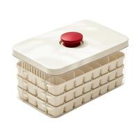 Ice Tray With Bin - 8 Inch Press Type Ice Maker | PP Silicone Mold - 3 Tier Iсe Cube Tray with Lid Bucket and Scoop for Home Kitchen Camping Party and Cold Beverages