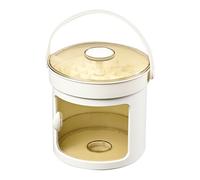 Ice Tray with Lid - 36-Grids Ice Trays for Freezer - Press-Type Rotating Easy to Demould Storage Bucket for Chilling Drinks Homemade Pucks Whiskey