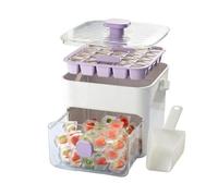 Ice Tray With Lid - 50 Cavity Press Type Ice Maker For Drinks