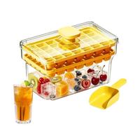 Ice Tray With Lid - 68-Cube Press Release Leakproof