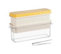 Ice Trays, Easy Silicone Tray Set, Covered Stackable Freezing Container, Compact Kitchen Tool, Reusable Equipment for Cocktails Whiskey Vodka, Cold Drinks and Beverage Use