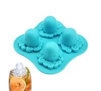Ice Trays For Freezer - 14x15x3cm | Fast Chill Octopus Shape | Freezing Tray | For Whiskey Soup Chocolate Candy Food Water Coffee Party Bar Refrigerator