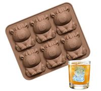 Ice Trays for Freezer Flexible Non Stick Silicone Capybara