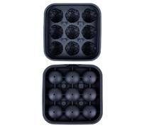 Ice Trays for Freezer - Football Shape Ice Maker Mold | Flexible Silicone Icê Tray | 9-Grid Easy Release, Non-Stick Sports Themed Icê Cubes Home Kitchen Water Cocktail, Whiskey Coffee Juice Party