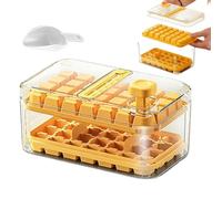 Ice Trays For Freezer | Press Design Freezer Mold | Easy Release Molds With Lid And Bin | For Restaurant Picnic Camping Home Kitchen Party Family