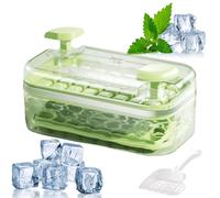 Ice Trays for Freezer With Lid,Easy Release Stackable Reusable - Silicone Freezer Trays with Lid | for Picnic Camping Home Kitchen Refrigerator Bar Restaurant Cafe Hotel