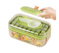Ice Trays Freezer - Press Type, Mold Set with Shovel Easy Release Storage Container for Whiskey Cocktail Coffee Wine Beverage Chilling Durable Silicone Maker Tray for Fridge Kitchen Bar