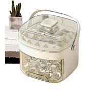Ice Trays with Handle, Reusable Easy Release Molds, Stackable Space-Saving Design, Spill-Resistant Designs Compact Ideal for Home, Bar, RV, Fridge, Cocktail, Outdoor Camping, Travel Use