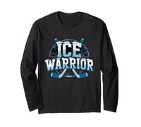 Ice Warrior per Un Giocatore di Hockey Frozen Rink Power Maglia a Manica