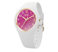 ICE-WATCH glitter White pink - Orologio bianco da Donna con Cinturino in plastica - 022572 (Small)