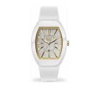 ICE-WATCH - ICE boliday Dome White glitter gold - Orologio bianco da Donna con Cinturino in silicone - 024033 (Small)