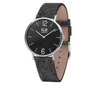 Ice-Watch CITY Sparkling Glitter Black Orologio Nero da Donna con Cinturino in Pelle, 015082 (Extra small)