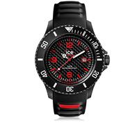 Ice-Watch ICE Carbon Black White Orologio Nero da Uomo con Cinturino in Silicone, Chrono, 001316 (Extra large)