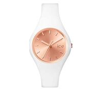 Ice-Watch ICE Chic White Rose Gold Orologio Bianco da Donna con Cinturino in Silicone, 001399 (Small)