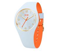 ICE-WATCH - ICE duo chic Light blue orange - Orologio blu da Donna con Cinturino in silicone - 023278 (Small)