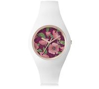 Ice-Watch ICE Flower Poppy Orologio Bianco da Donna con Cinturino in Silicone, 001296 (Medium)