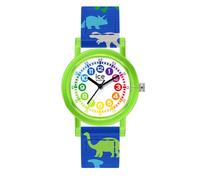 ICE-WATCH - ICE learning Green dinosaur - Orologio blu da Bambini (Unisex) con Cinturino in silicone - 022693 (Small)