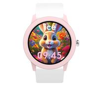 ICE-WATCH - ICE smart junior 3.0 Pink White - Orologio connesso rotondo rosa da bambina con cinturino in silicone - 025248 (1,19 pollici)