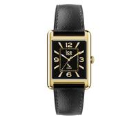 ICE-WATCH - ICE smart TKS 2.0 Gold Black grain - Orologio connesso oro da Donna con Cinturino in pelle - 025286 (1,41 pollici)