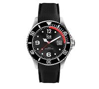 Ice-Watch ICE Steel Black Orologio Nero da Uomo con Cinturino in Silicone, 016030 (Medium)