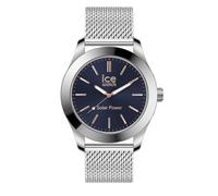 ICE-WATCH - ICE steel solar - Orologio da uomo con bracciale in metallo (Medium), Argento e blu