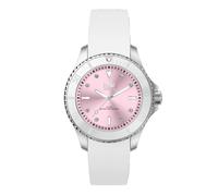 ICE-WATCH - Ice Steel White Pastel - Women's Wristwatch with Silicon Strap (Smal