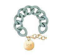 ICE-WATCH - Jewellery - Chain Bracelet - Lagoon Green - Bracciale in Maglia Verde XL da Donna con Medaglia d'Oro (020357)