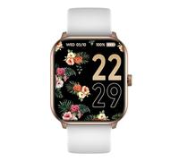 Ice Watch MONTRE CONNECTEE SMART ONE ROSE OR BRACELETS BLANC ET ROSE