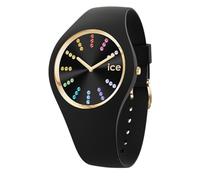 ICE-WATCH Orologio Analogico al Quarzo da Donna con Cinturino in Silicone 021343, Nero (Rainbow Black)