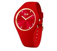 ICE-WATCH Orologio Analogico al Quarzo Donna con Cinturino in Silicone 022459, Rosso (Red Passion)