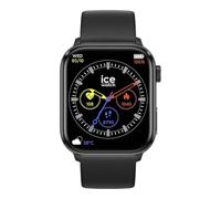 ICE-WATCH smart 2.0 Black - Orologio connesso nero con cinturino in silicone nero per uomo - 022535 (1,96 inch)