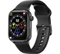 ICE-WATCH smart 2.0 Black - Orologio connesso nero con cinturino in silicone nero per uomo - 022535 (1,96 inch)