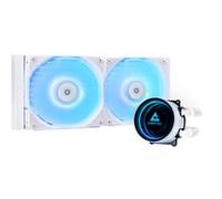 Chieftec ICEBERG 240-RGB-W Case per computer Raffreddatore di liquidi tutto in uno 12 cm Bianco