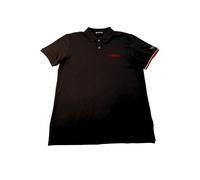 Iceberg Black Cotton Men Polo Shirt - XL