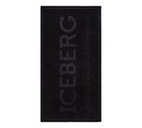 Iceberg Black Cotton Men's Beach Towel - One Size