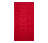 Iceberg Red Cotton Men Beach Towel - One Size