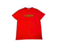 Iceberg Red Cotton Men T-Shirt - XL