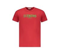 ICEBERG T-SHIRT MANICHE CORTE UOMO ROSSO TAGLIA = M